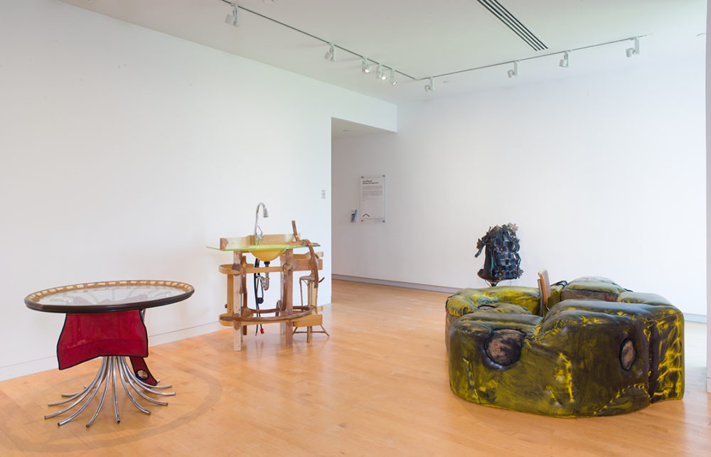 interactive furniture and objects, such as seating, cabinetry, appliances, and lighting