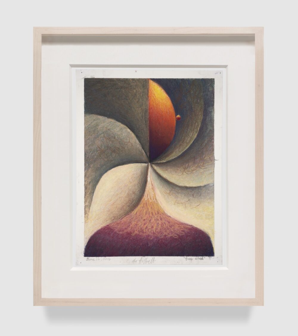 A breast that looks like it could be in motion.