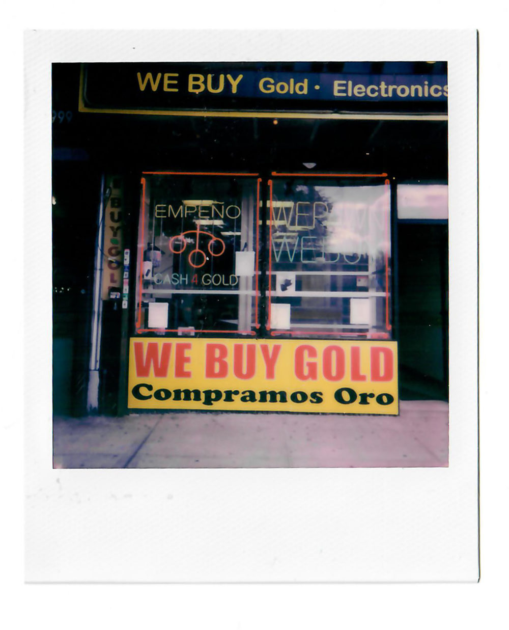 Pawn shop storefront