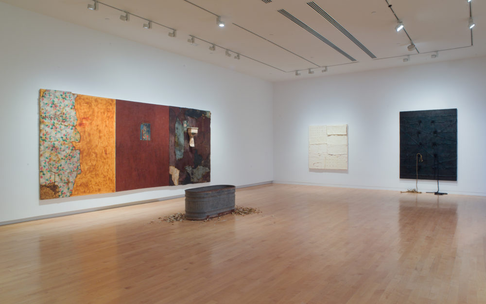 Harmony Hammond installation view at The Aldrich Contemporary Art Museum