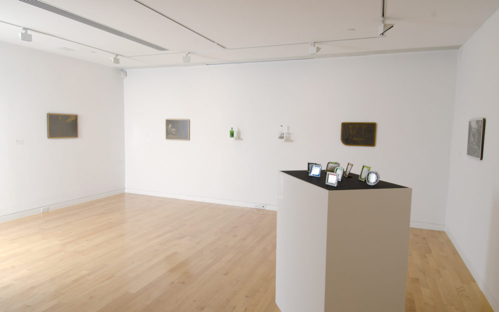Installation view of Jim Dingilian's Subtractive Images