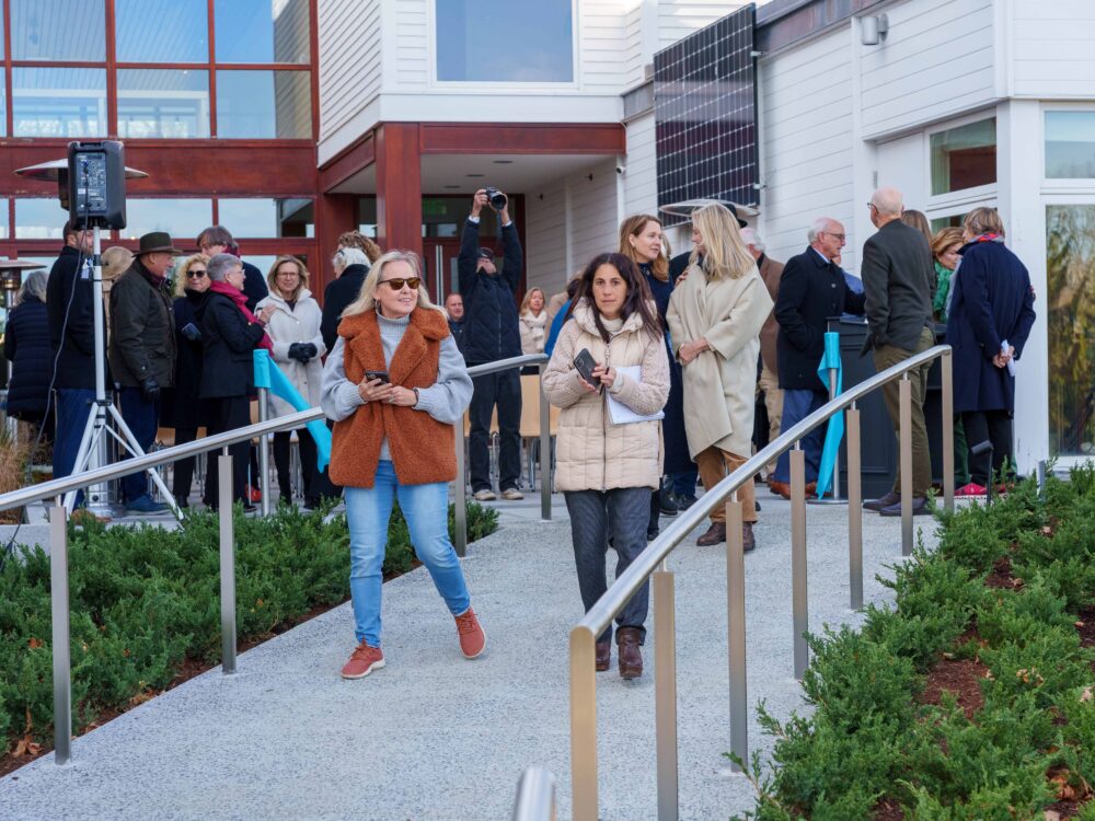 Aldrich Sculpture Garden Ribbon Cutting Ceremony