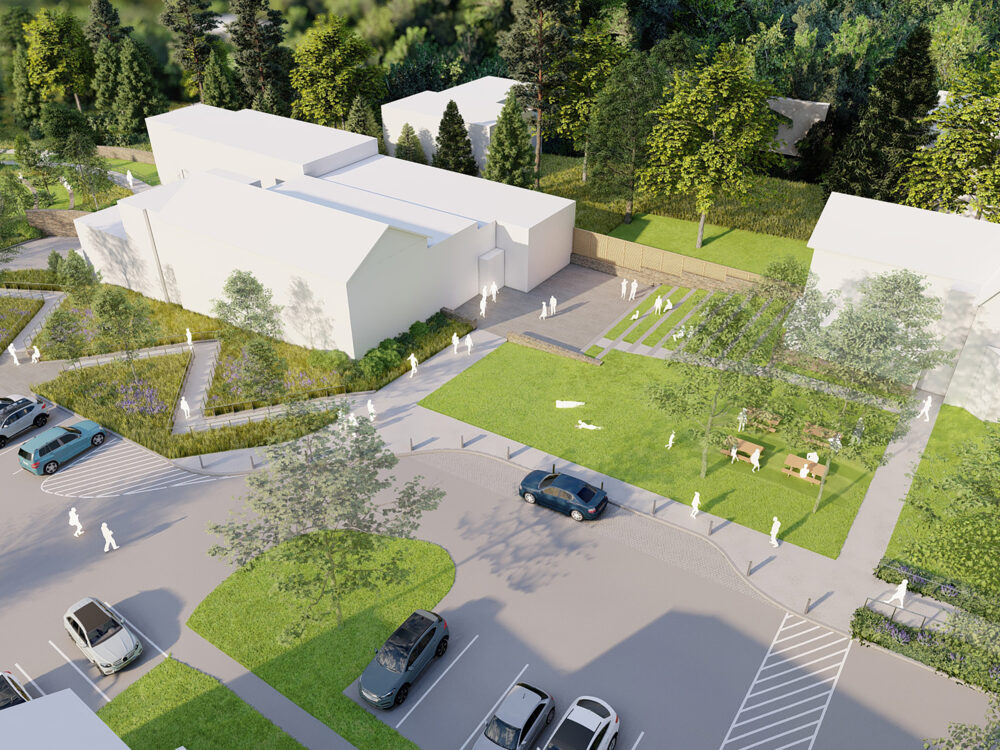 Architectural Plans for The Aldrich Sculpture Garden