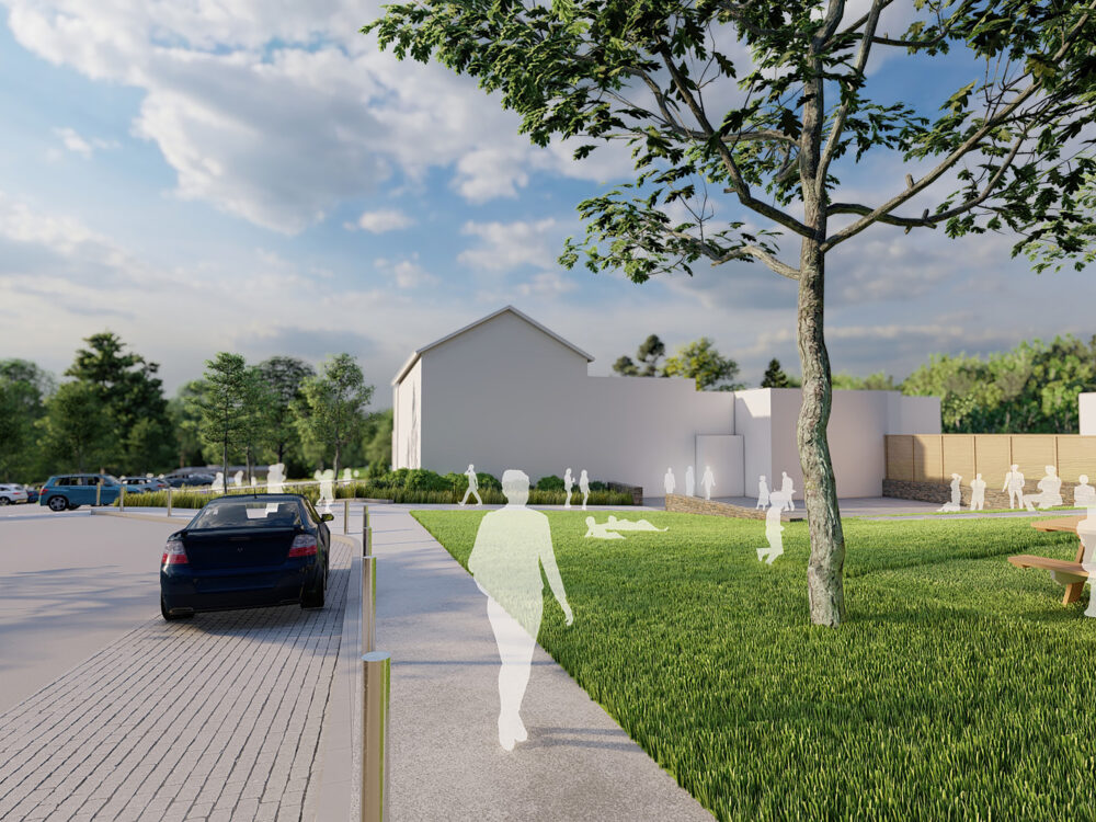 Architectural Plans for The Aldrich Sculpture Garden