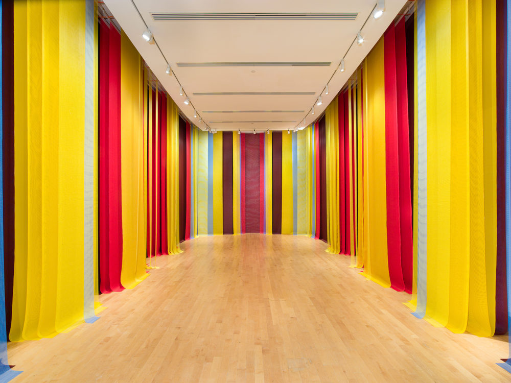 Eva LeWitt installation view at The Aldrich Contemporary Art Museum
