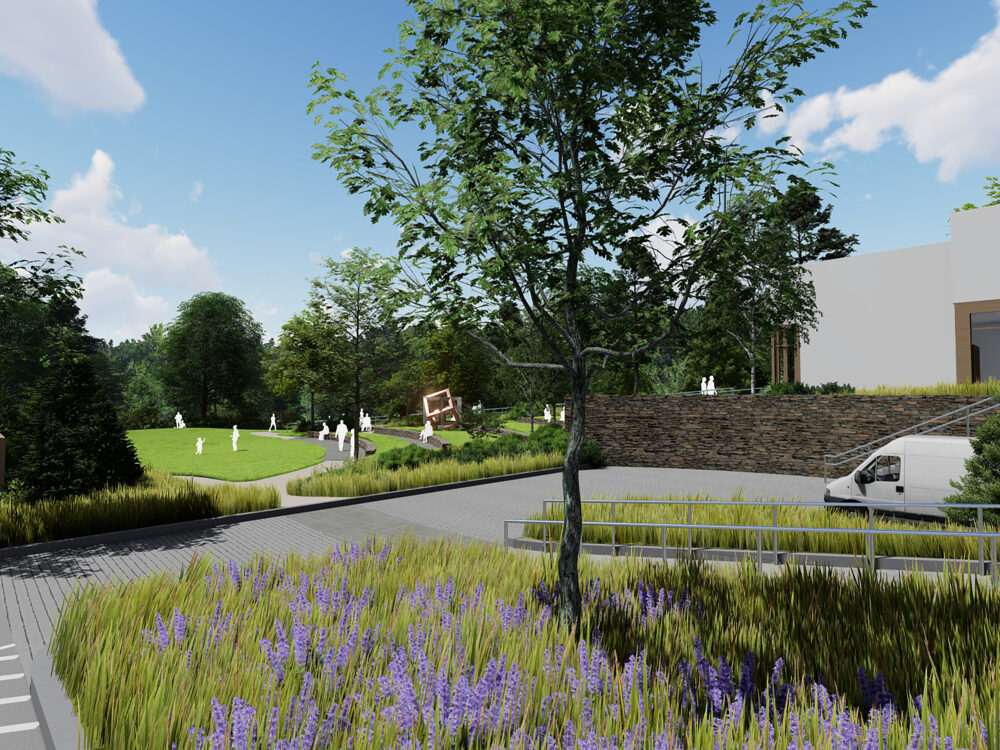 Architectural Plans for The Aldrich Sculpture Garden