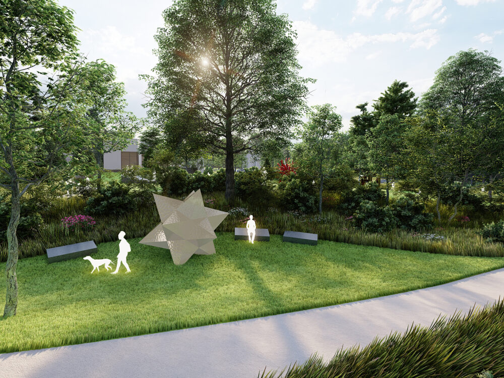 Architectural Plans for The Aldrich Sculpture Garden