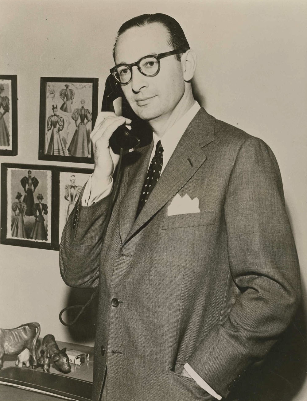 Larry Aldrich at His Office