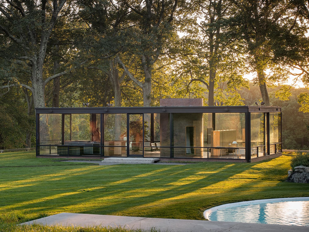 The Glass House by Philip Johnson